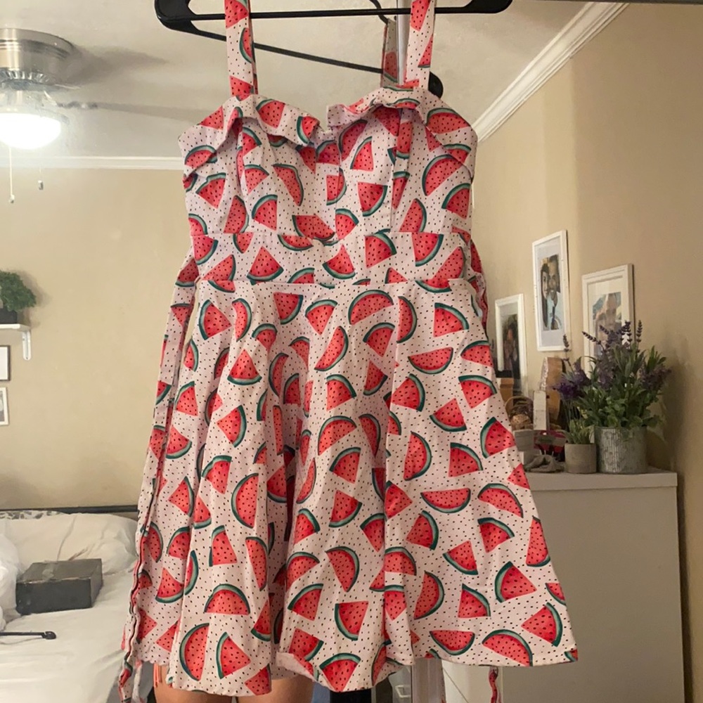 Ixia Watermelon Print Aline Dress